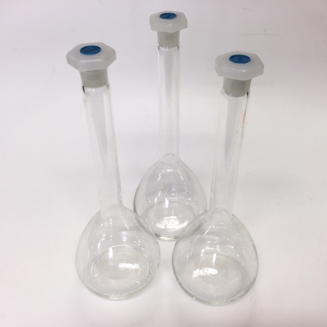 LAB GLASSWARE, Volumetric Flask Generic 500mL w Stopper 30cmH